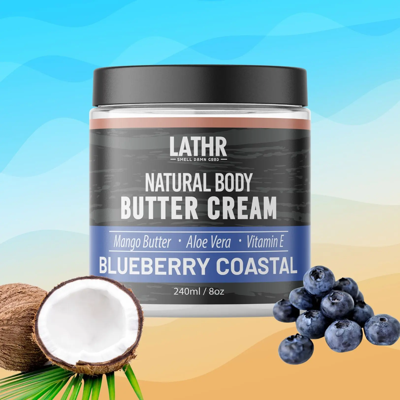Body Butter Cream Blueberry Coastal - Image 2