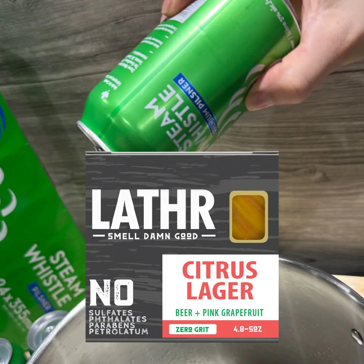 Citrus Lager Soap Bar - Image 3