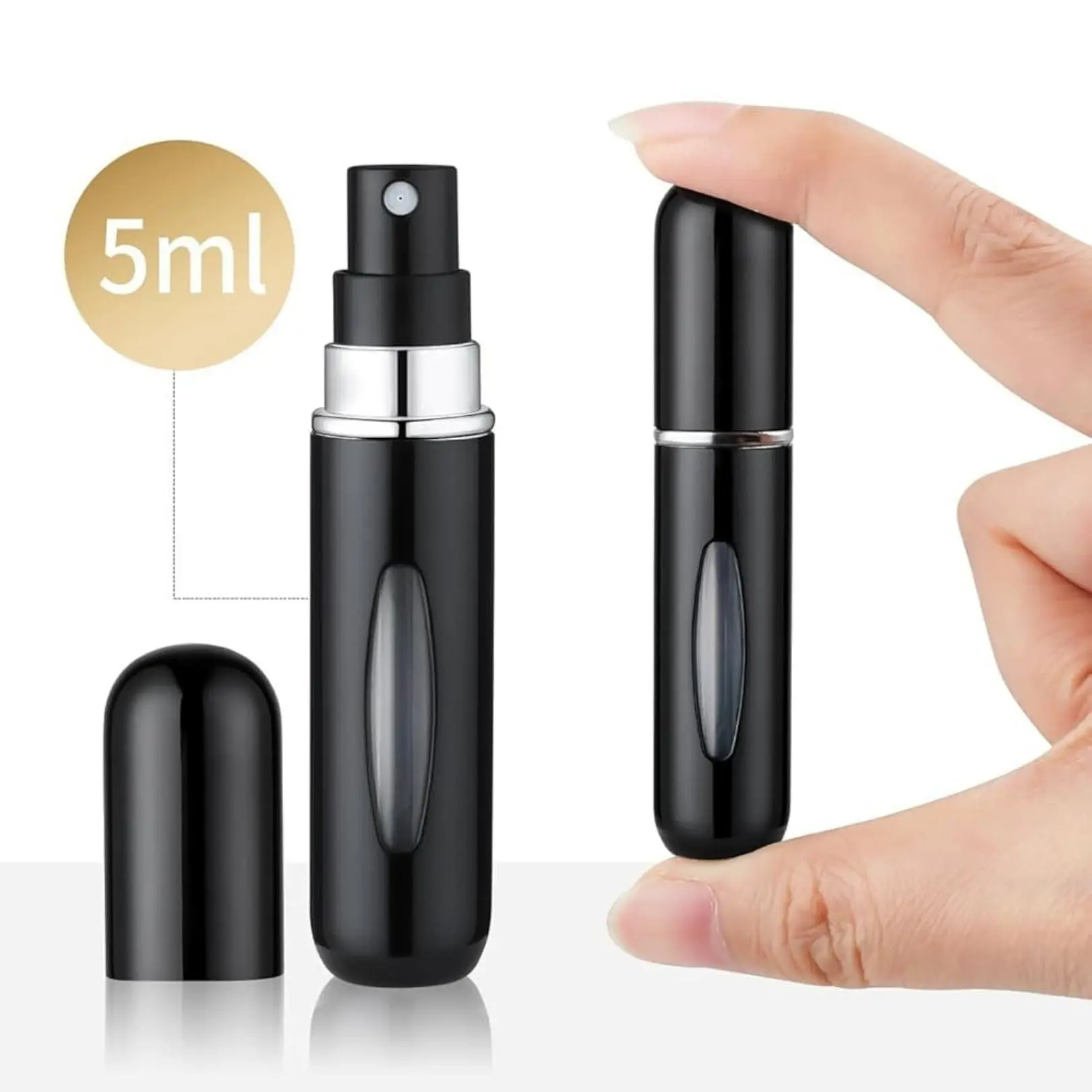 Cologne Refillable Travel Sprayer Atomizer 2 Pack - Image 3
