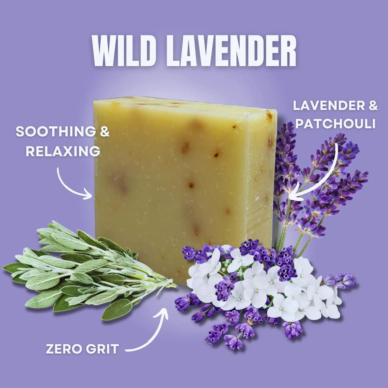 Wild Lavender Soap Bar - Image 2