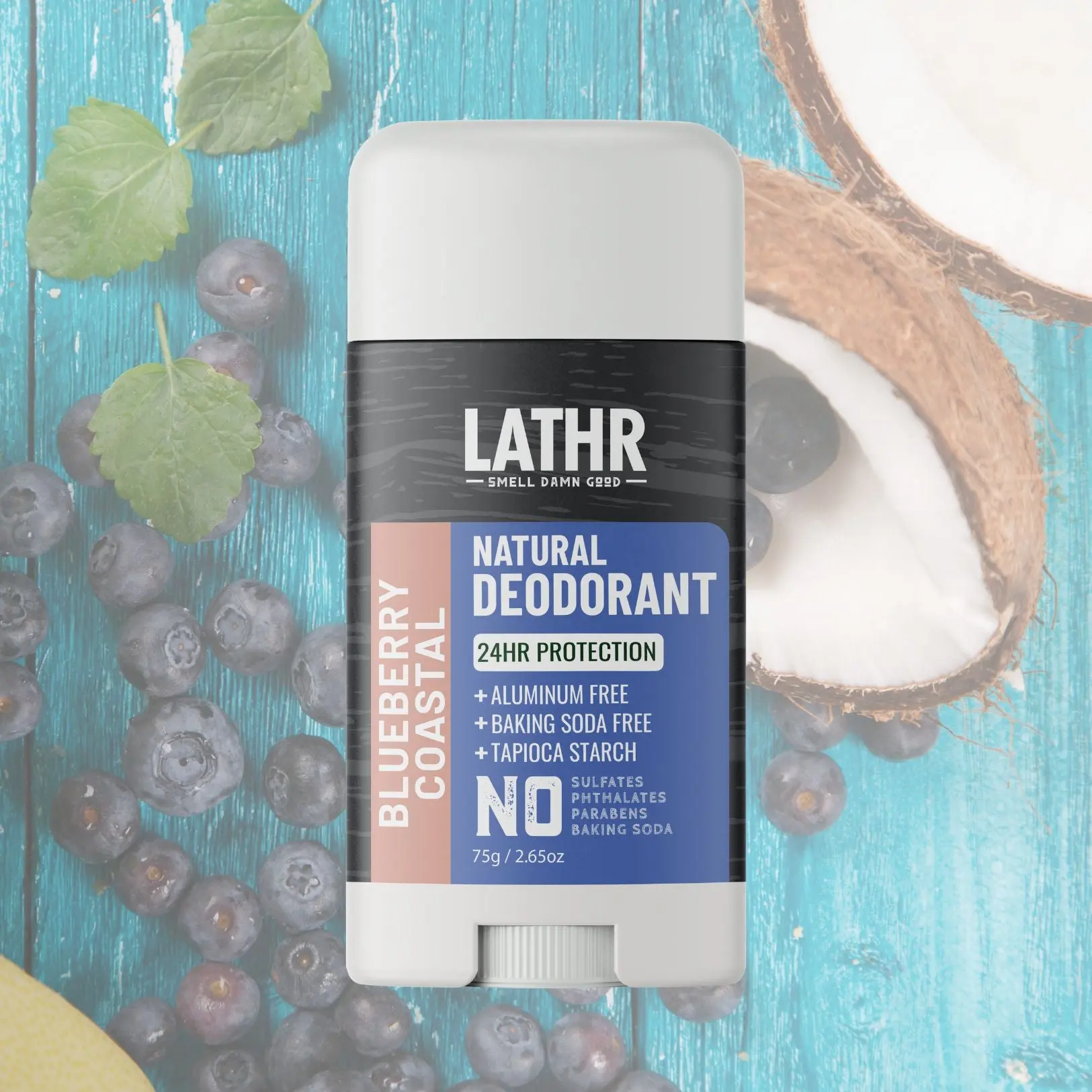 Natural Deodorant Blueberry Coastal - Image 3