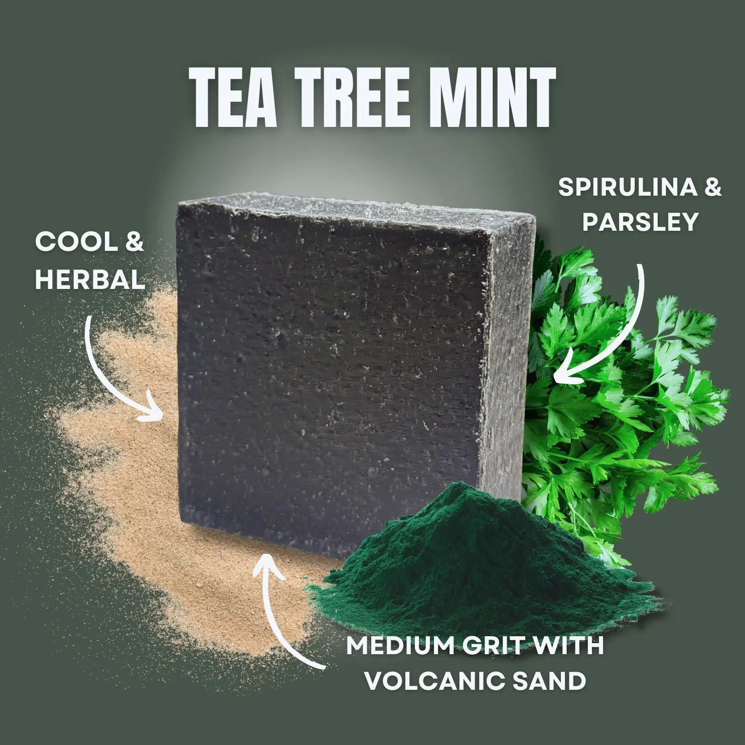 Tea Tree Mint Soap Bar - Image 2